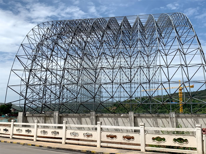 津南山寨矿储煤棚网架